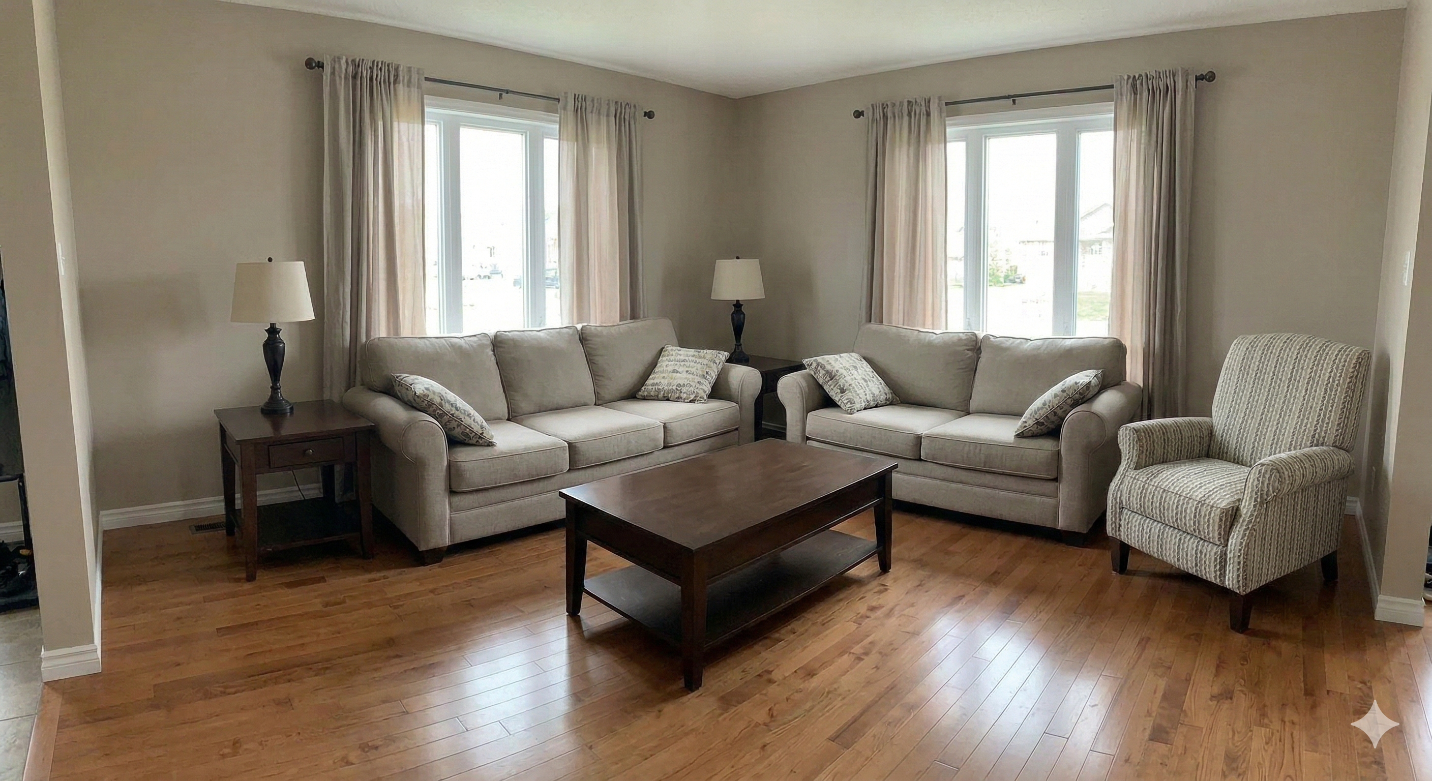 Home after NetWow professional cleaning — sparkling clean surfaces